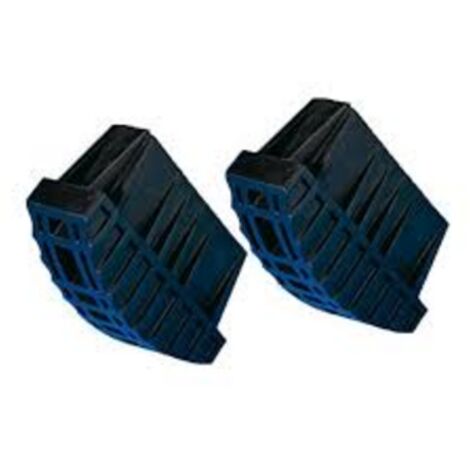 Tubesca Comabi – Paire de sabots caoutchouc pour pied échelle 60 mm – Antidérapants – Accessoire de sécurité – 9007004