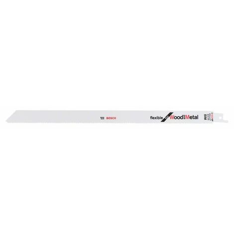 Bosch 5x lame de scie sabre S 1222 VF Flexible for Wood and Metal - 2608656022