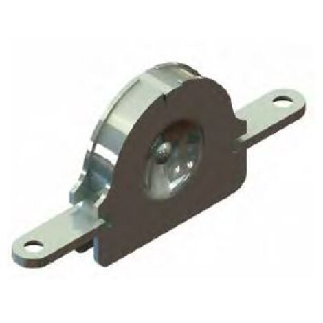 Monin – Galet à billes pour portes minces – gorge 4.5 mm – Ferrure légère pour porte coulissante – Système basique – Rail et guide inclus