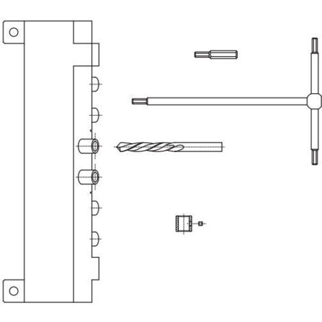 MANIVELLE POUR POSE DES FICHES Ø13MM - OTLAV - MC714130H102