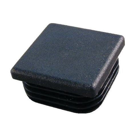 Embout interieur carré plastique 100mm noir - FORTAPS - 26-100X100