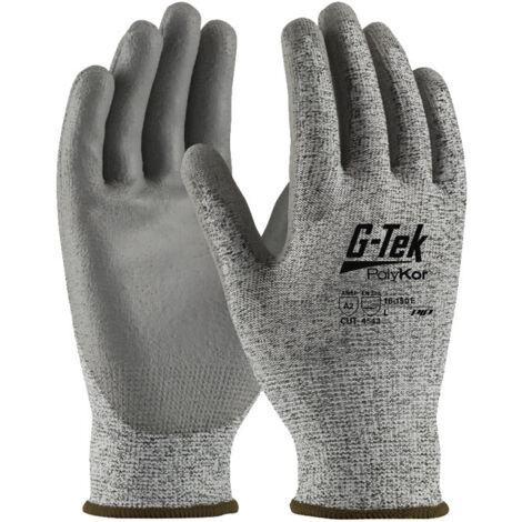 Gants anti-coupure D G-Tek® POLYKOR™ enduit polyuréthane gris T8 - PIP - FRANCE 16-560E-8