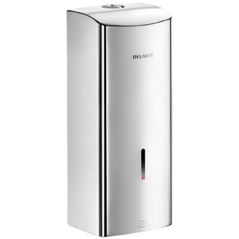 Distributeur de savon liquide électronique mural 1L DELABIE 512066P (1/4)