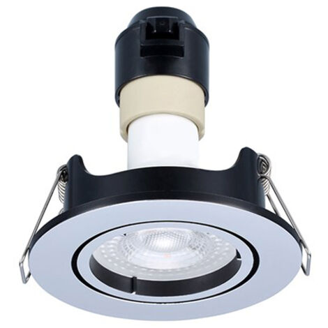 Lot de 3 SYLSPOT BLANC IP20 avec lampe GU10 345LM 3000K main image 0