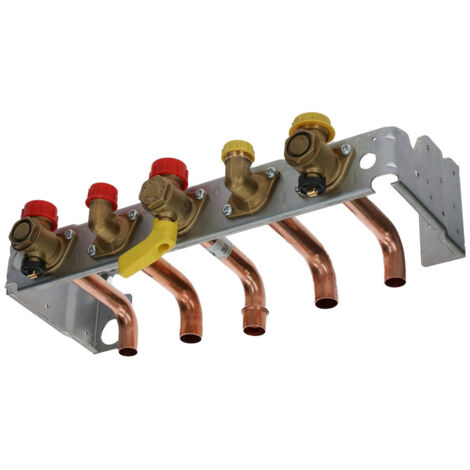Dosseret pour chaudières Egalis Condens – Installation simplifiée – Alignement des circuits eau et gaz – Compatible ELM LEBLANC - 7716780472