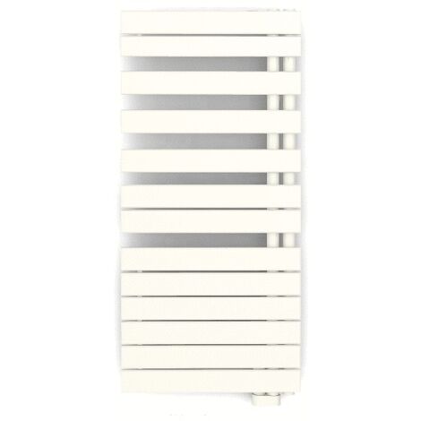 Acova – Sèche-serviette électrique soufflant 1500W – Design asymétrique à droite – Soufflant intégré 1000W – Acier anticorrosion – Fixation murale
