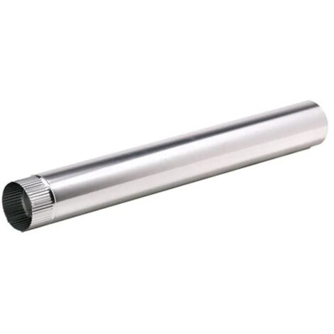 TEN – Tuyau rigide aluminium 1000mm D139 – Conduit de fumée pour chaudières et hottes – Emboîtement 60mm – Qualité A5 99,5