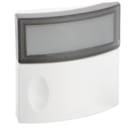 Legrand – Sonnette Salsa avec porte-étiquette IP30 IK06 – Fixation à vis – Pour espaces confinés – Plastique résistant aux chocs IK06