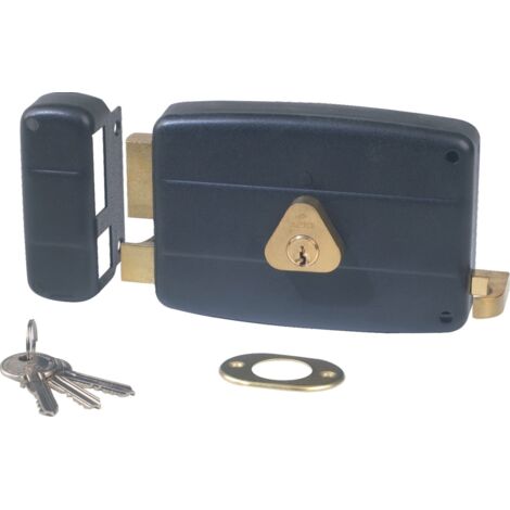 Serrure monopoint en applique horizontale à tirage 40mm gauche - CISA - 501210-01-2A