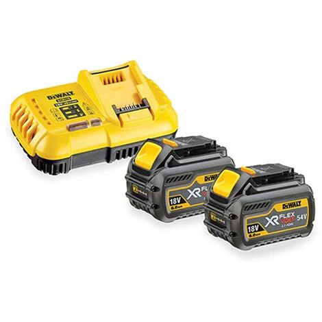 Perforateur-burineur SDS Plus 54V + 2 batteries 6Ah + chargeur + coffret TSTAK - DEWALT - DCH333T2