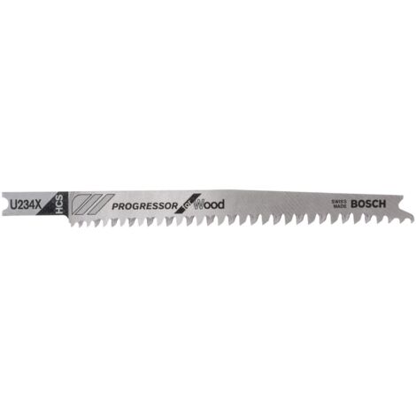 Lame de scie sauteuse U 234 X Progressor for Wood - BOSCH - 2608633525