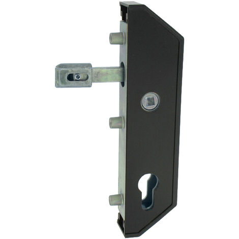 Serrure en retrait GJ pour cadre 40x40mm finition noir - TIRARD - GJ792302 (1/2)
