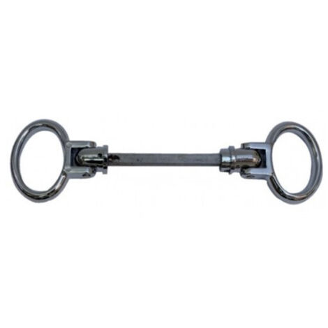 Boucle double chromé brillant 7 48mm à trou 2 portées VACHETTE 008486