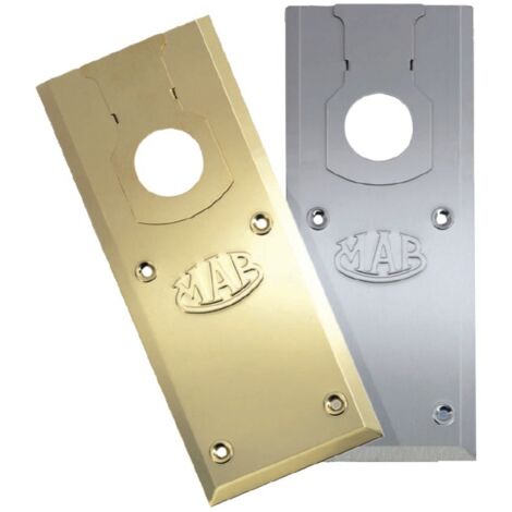 Plaque finition inox pour pivot série 77 - MAB - AC534.IN