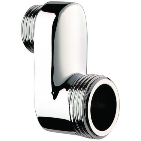 Raccord sanitaire excentré chromé M 1/2'' M 3/4'' L 30mm (la paire) - DELABIE - 853327.2P (1/2)