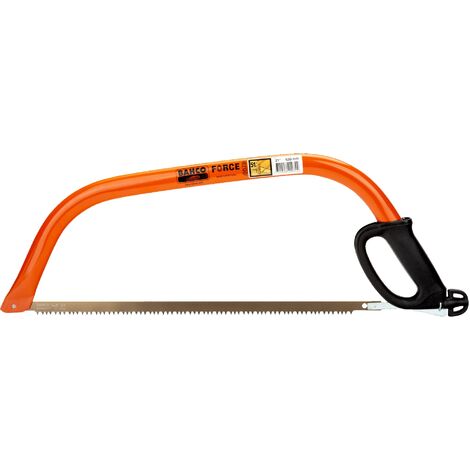 Bahco – Scie à bûches ergonomique 760 mm – Lame à denture isocèle – Tension jusqu'à 120 kg – Pour sciage de bois frais et sec