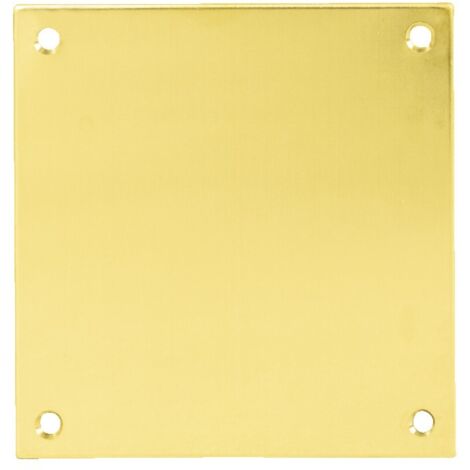 Plaque de propreté 90x65mm laiton poli - HERACLES - 251752
