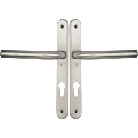 Ensemble double 1194 entraxe 70mm sur plaque étroite clé I - HERACLES - B-INOX-PE01