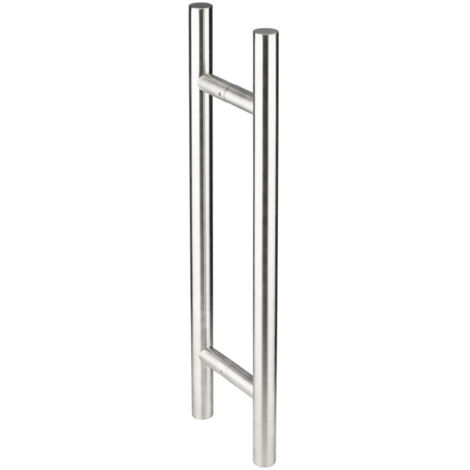 Ensemble de poignées tubulaires à tirage série 5210 32x400mm inox brossé - HERACLES - B-INOX-PT005 (1/3)