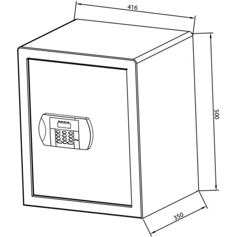 Coffre-fort électronique CFE4 60L - HERACLES - I-CFE4