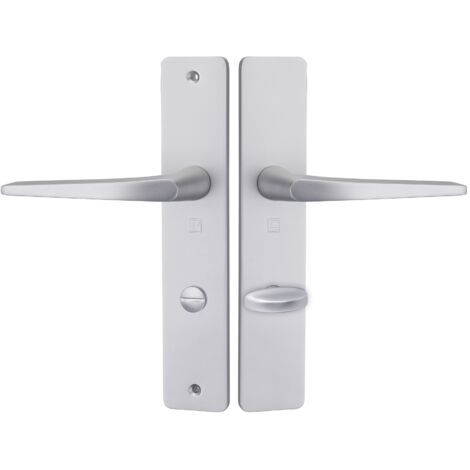 Heracles HIONNA ensemble serrure aluminium argent champagne