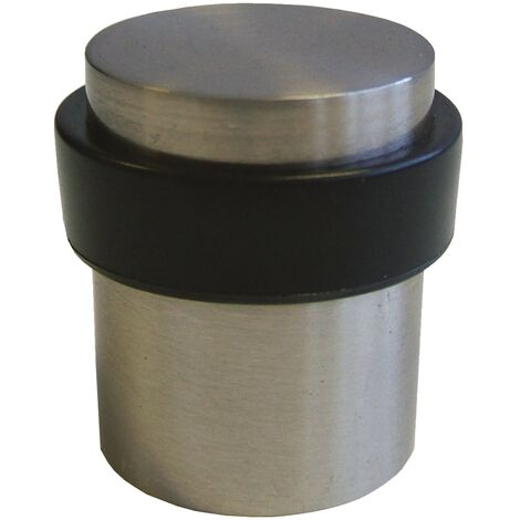 Butoir de sol aluminium massif 3641 finition inox 31x39mm - HERACLES - DMBT3 SP