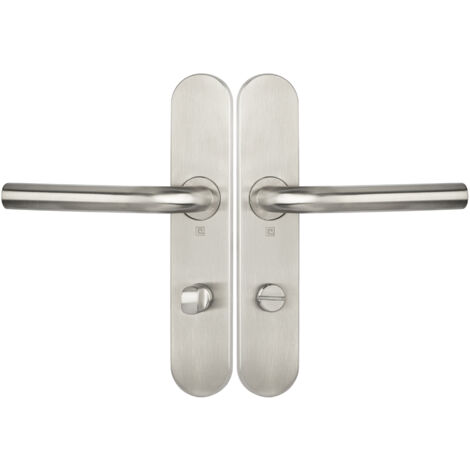 Ensemble sur plaques JADE série 1194 type condamnation finition inox - HERACLES - B-INOX-SP06 (1/3)