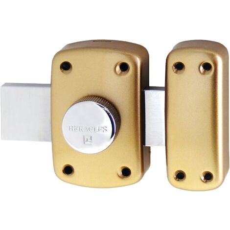 Verrou à bouton 5 goupilles 5G cylindre 50mm 4 clés - HERACLES - C5-10020501