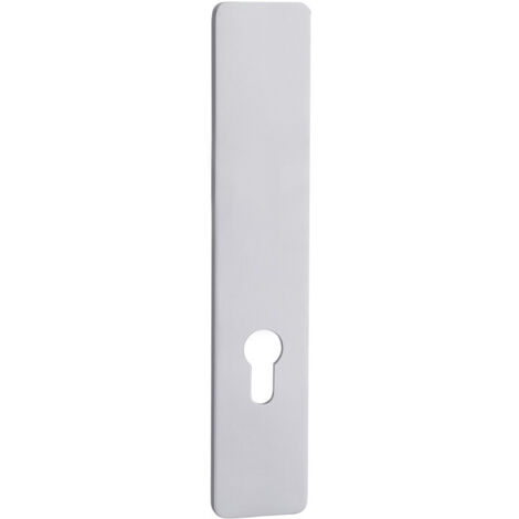 Plaque simple HIONNA côté taraudé clé I argent - HERACLES - B-HIONNA-64