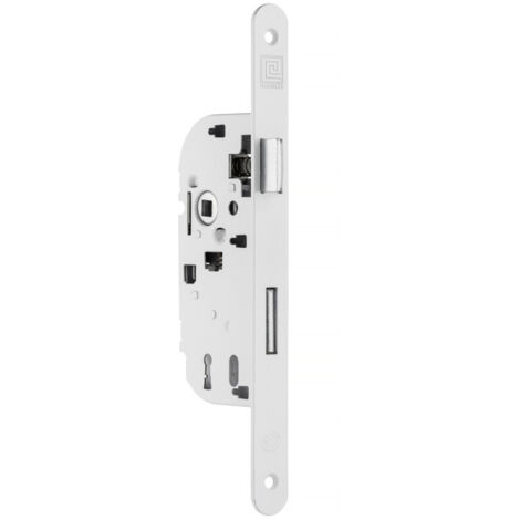 Serrure monopoint à larder étroit Clé l 40 mm blanche - HERACLES - 2600NF72H4R (1/3)
