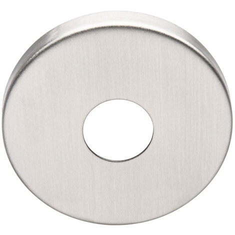 Heracles – Rosace pour porte inox brossé 53mm épaisseur 7mm – Fixation invisible pour installation discrète – BINOX14