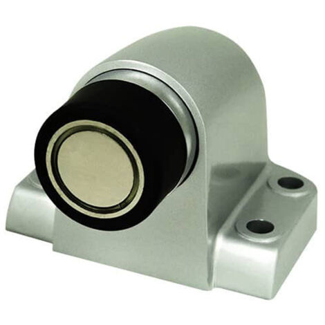 Butée à ressort magnétique pour porte lourde en aluminium – Amortisseur silencieux – Force de retenue 35 kg – DMBT21 – Heracles