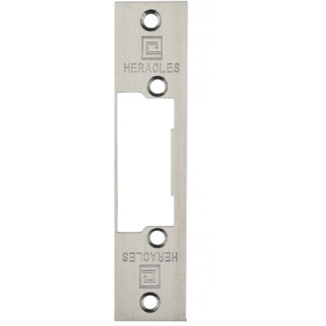 Têtière simple inox ULTIMFIT 120mm profil aluminium / PVC - HERACLES - PCA-918X (1/2)
