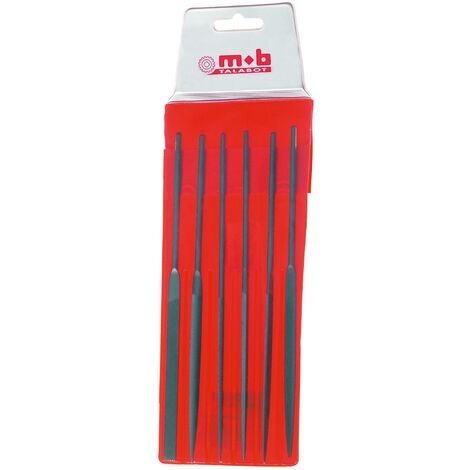 Jeu de 6 limes aiguilles 160mm - MOB OUTILLAGE - 0983162001