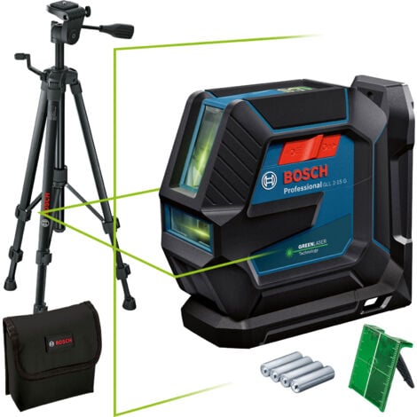 Laser lignes BOSCH GLL 2-15 G - 0601063W01 - Support BT150