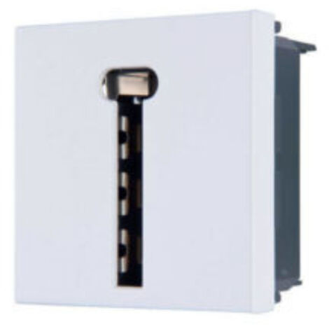 Prise téléphone 8 contacts MOSAIC 2 modules blanc - LEGRAND - 078738 (1/10)
