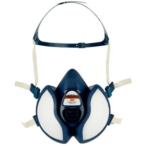 Demi-masque jetable à filtres intégrés 4251 A1P2R PHYTO - 3M - 7100113098