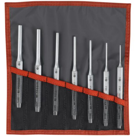 FACOM - Jeu de 7 chasse-goupilles en trousse - 248JT7PB - Ce produit de marque Facom est neuf.