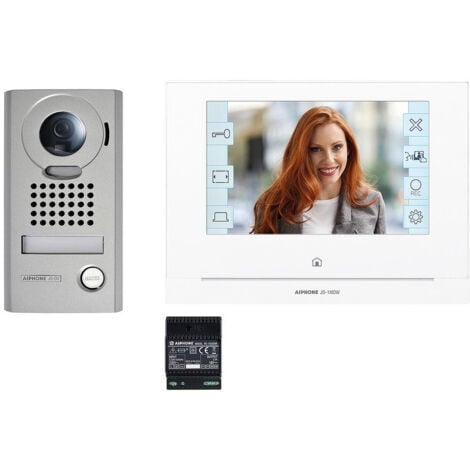 Kit vidéo AIPHONE JOS1VW - Platine saillie - Moniteur écran 7 - Module wifi intégré