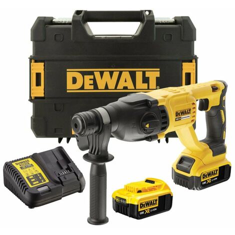 Perforateur SDS Plus 18V 3 modes 2,6J + 2 batteries 4Ah + chargeur + coffret T-STAK - DEWALT - DCH133M2K