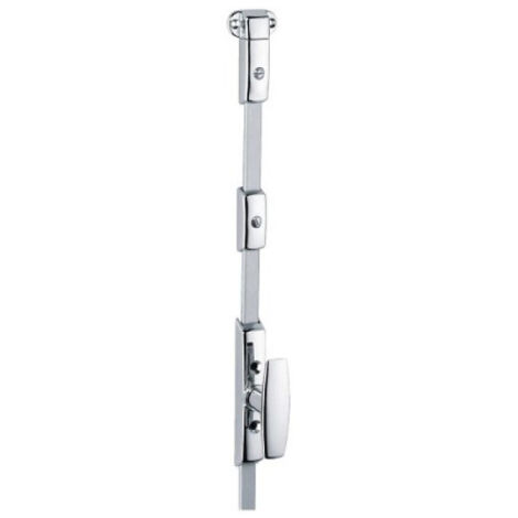 Crémone 332 blanc bouton chromé sans tringle - VACHETTE - 009909