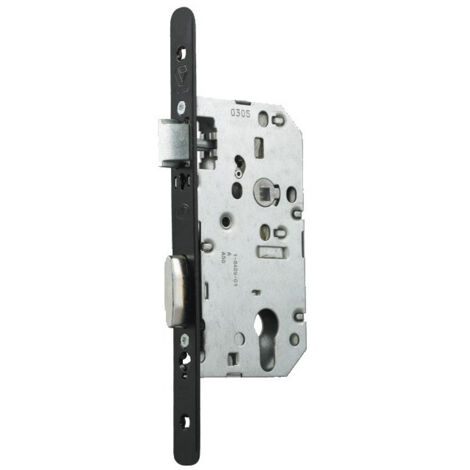 Vachette D455 serrure à larder noire acier réversible