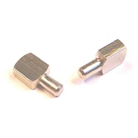 Taquet à tige lisse 5mm laiton nickelé - 9010AS12