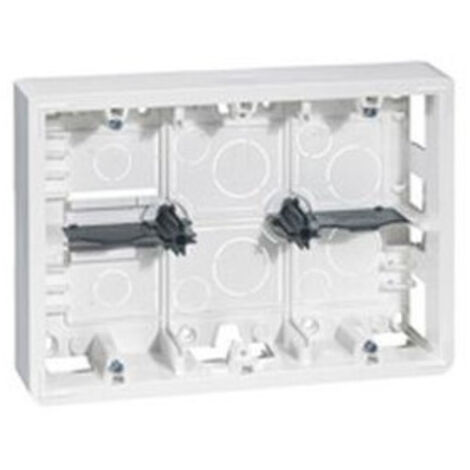 LEGRAND MOSAIC CADRE SAILLIE 2X3 POSTES P50 BLANC - 080276