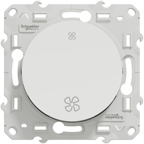 Interrupteur VMC ODACE 71mm blanc - SCHNEIDER ELECTRIC - S526233