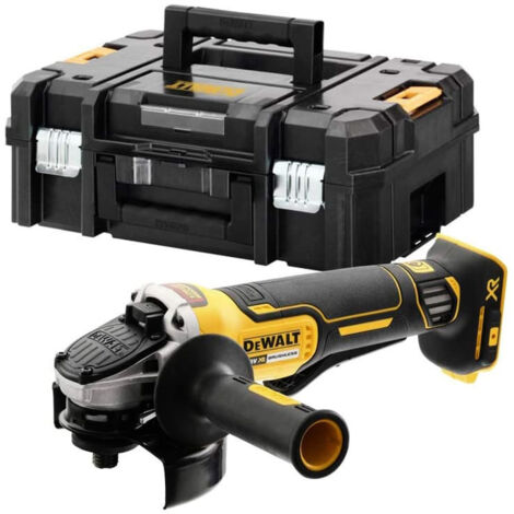 Meuleuse 18V XR (sans batterie ni chargeur) en coffret T-STAK - DEWALT - DCG406NT-XJ