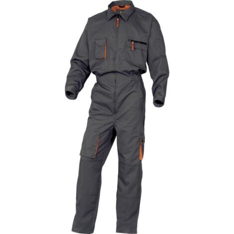 Combinaison de travail MACH2 M2COMGR à simple zip multipoches gris/orange T2XL - DELTA PLUS - M2COMGRXX