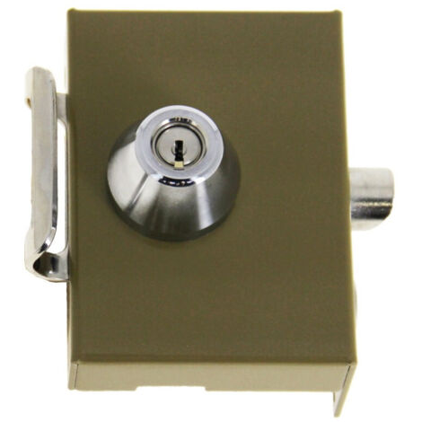 Picard – Serrure électrique 3 points TRIDENT KABA droite tirage or – Sécurité renforcée – Finition or – Pour porte 45 mm d'épaisseur (1/3)