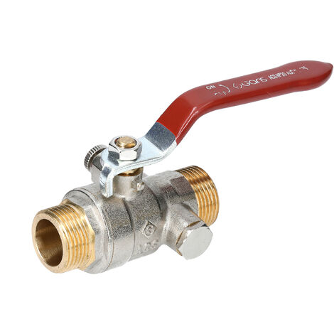 Vanne pour collecteur à purge mixte 15/21mm – Filetage entrée 15mm – Filetage sortie 21mm – V03MM15M
