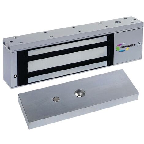 Sewosy – Ventouse appliquée 500 kg avec contact pour aluminium anodisé – Système anti-rémanence – Température -10 à +55 °C – EF550CTC
